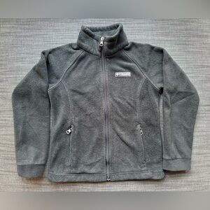 Columbia (7/8) Charcoal Full-Zip Fleece Jacket